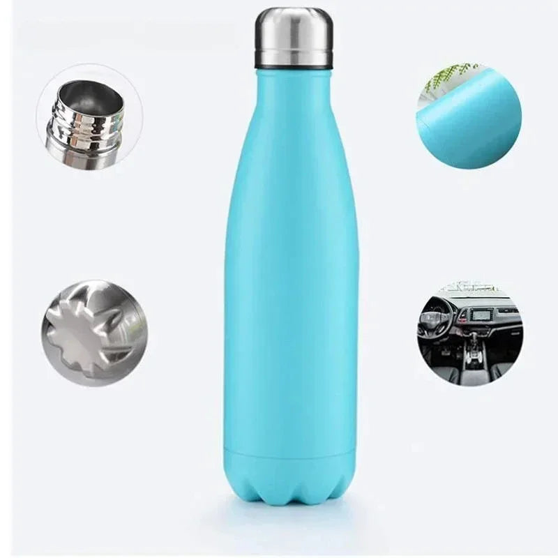 350/500/750/1000 ml Dubbelwandige roestvrijstalen waterfles/thermosfles Houd warm en koud geïsoleerde thermoskan